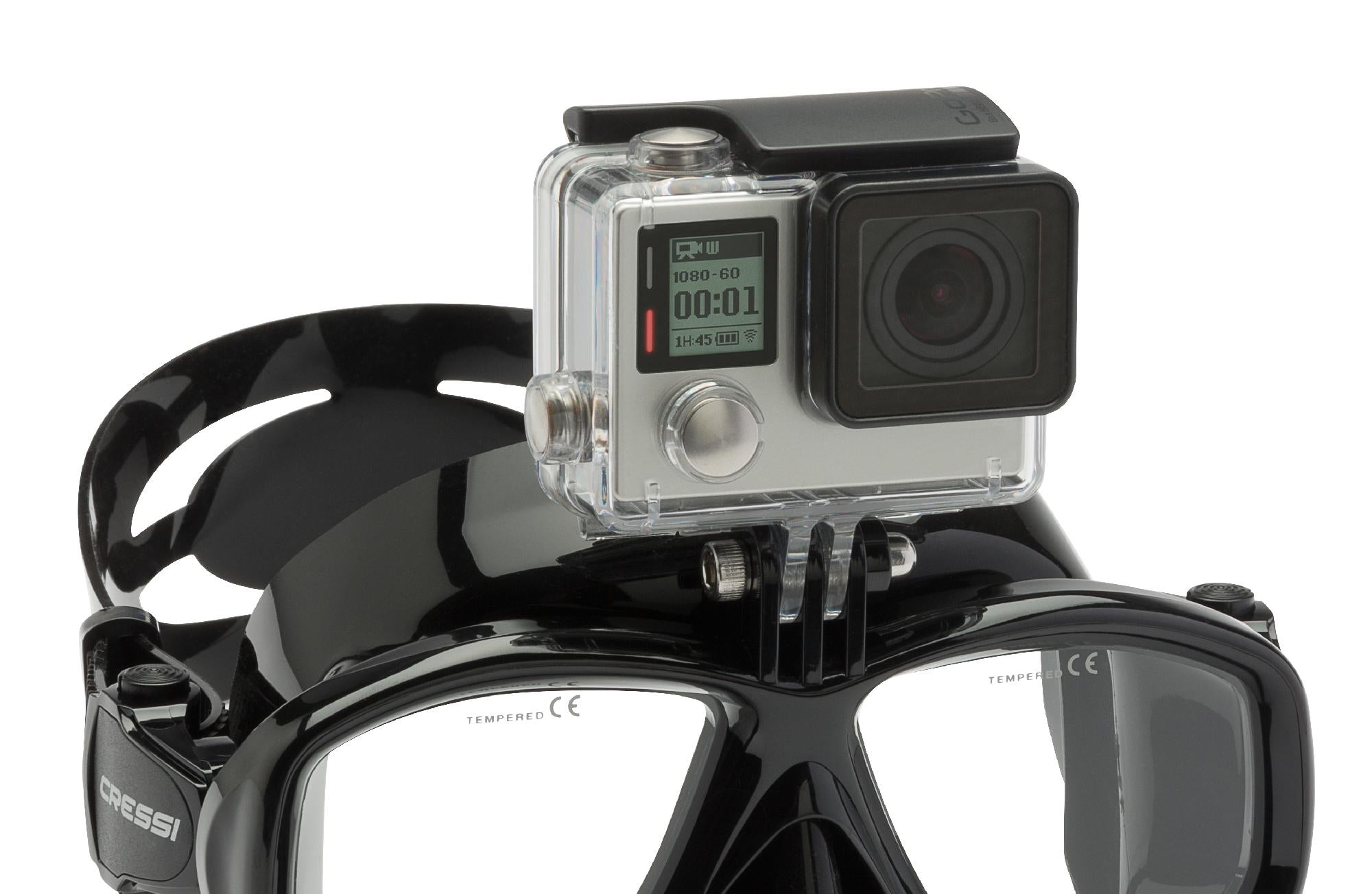 Action con soporte go pro